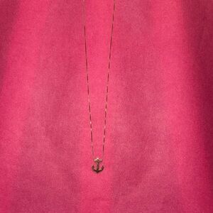 Helzberg Diamonds Gold Anchor Necklace